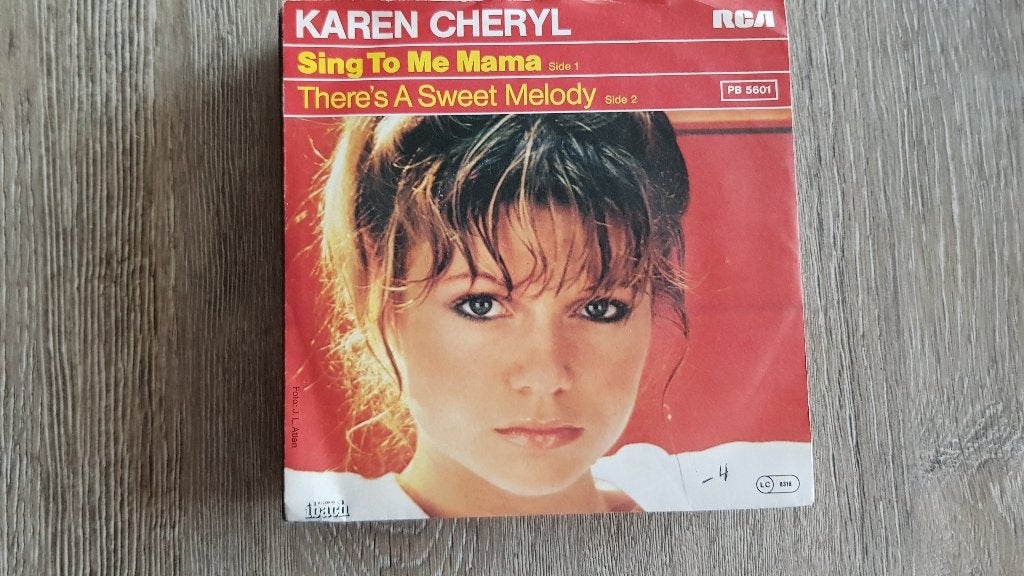 7" Karen Cheryl - Sing to me mama, Enlèvement ou Envoi, Utilisé, 7 inch, Dance et House