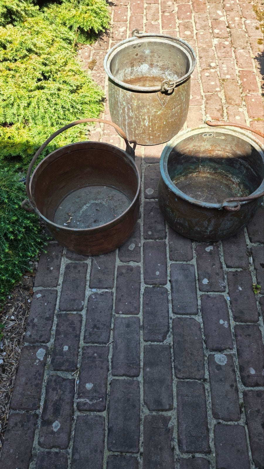 Koperen ketel, Ophalen