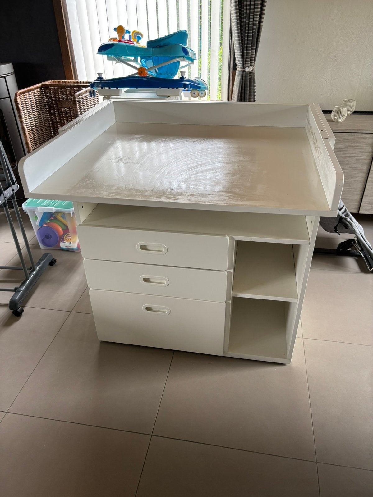 Kinder commode ikea wit, Enlèvement, Utilisé, Commode