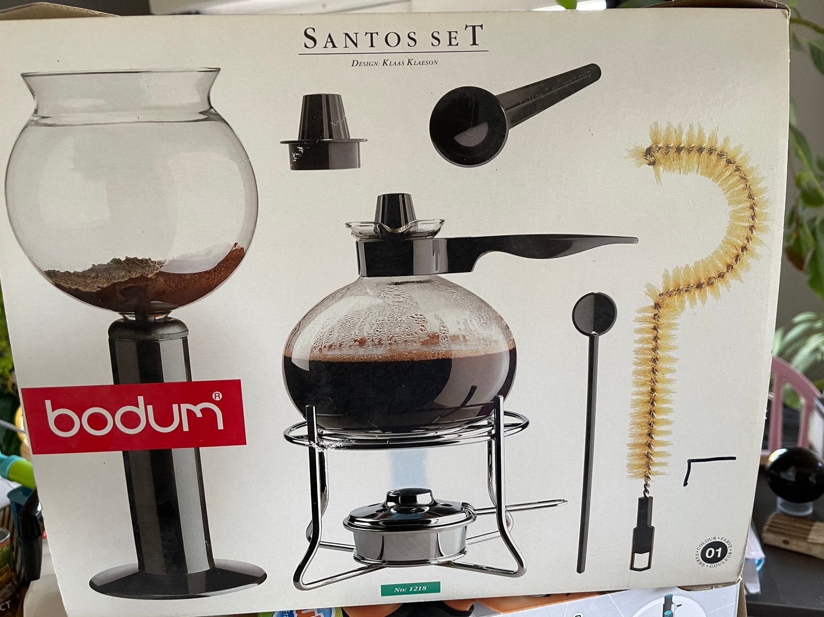 Bodum Santos koffiezet vintage design, Elektronische apparatuur, 4 tot 10 kopjes, Ophalen, Nieuw, Koffiemachine