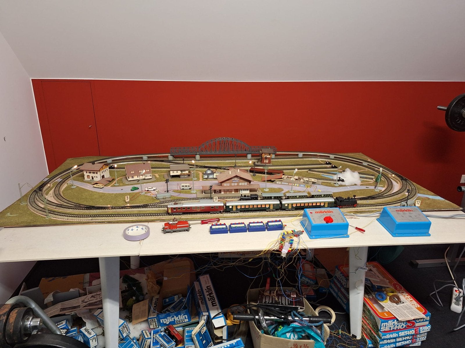 Modeltrein/spoor jaren 80, Ophalen, Zo goed als nieuw, Treinset