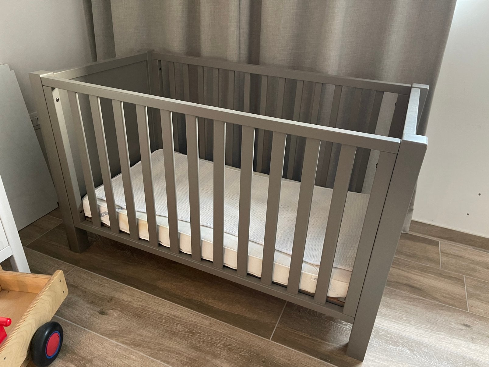 Babybed, 70 à 85 cm, Sommier à lattes, Enlèvement, Utilisé