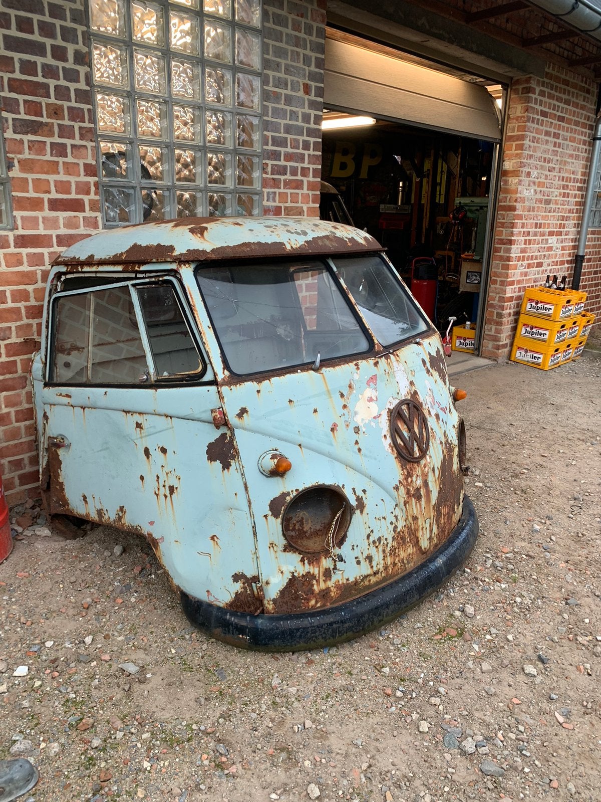 VW T1 splitbus pick-up cabine, foto 2