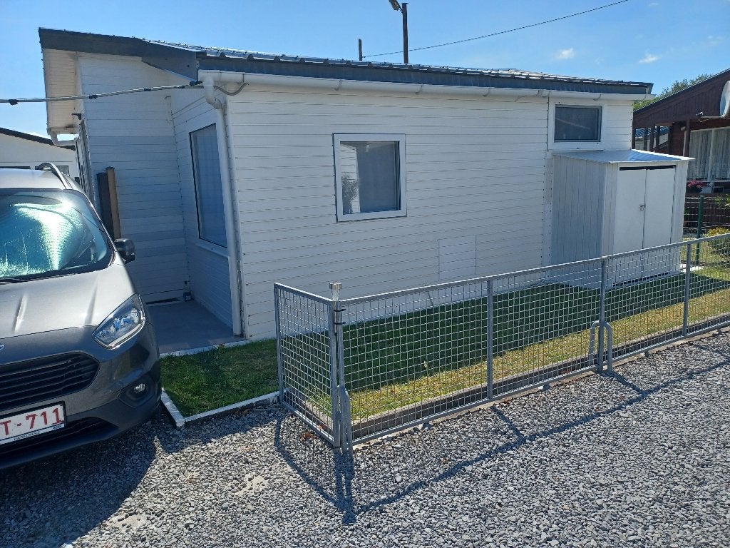 Chalet aan zee te koop camping diep in de haan, Vakantie, 4 personen, Airconditioning, Aan zee, 1 slaapkamer