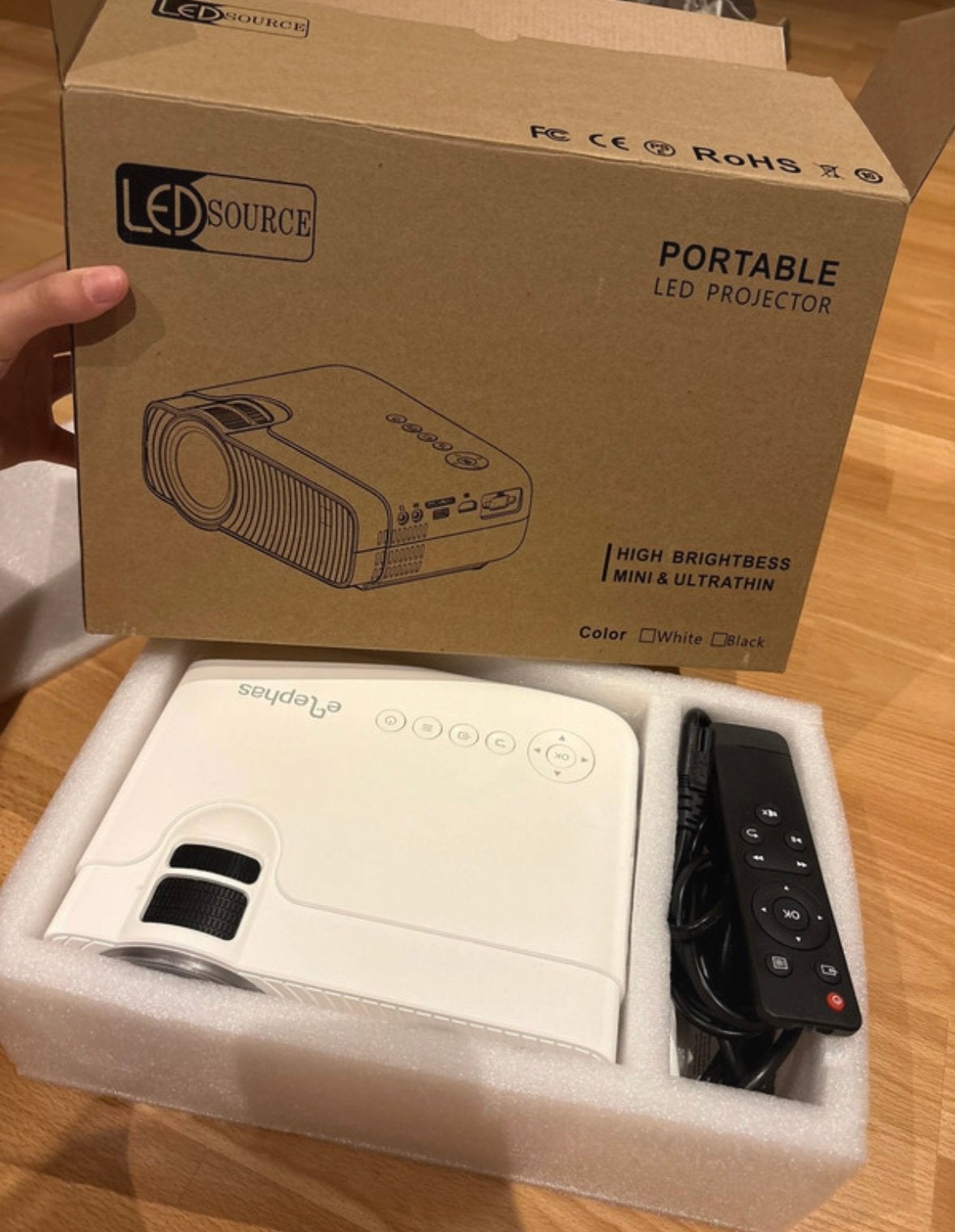 Video projecteur, Enlèvement, Comme neuf, LED