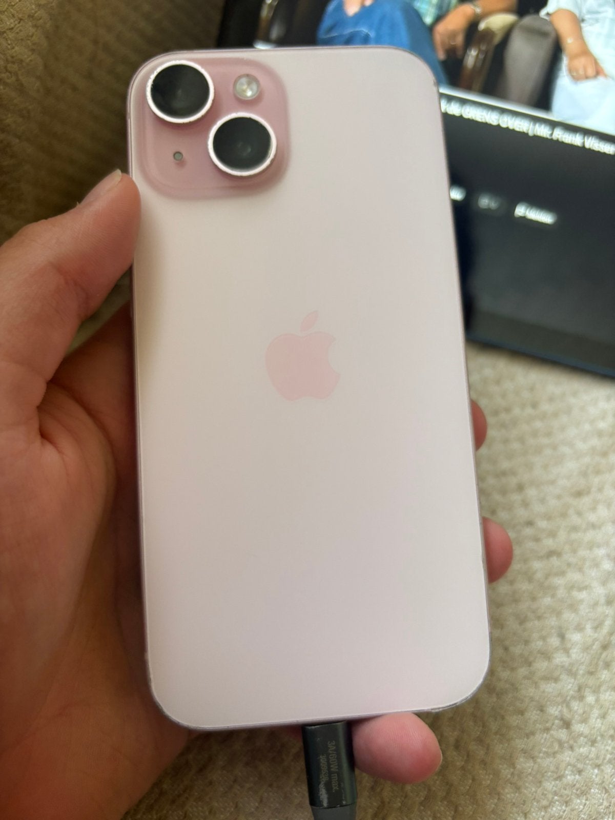 Iphone 15 en bon état 128 Go, Télécoms, Téléphonie mobile | Housses, Coques & Façades | Apple iPhone, Enlèvement ou Envoi, Comme neuf