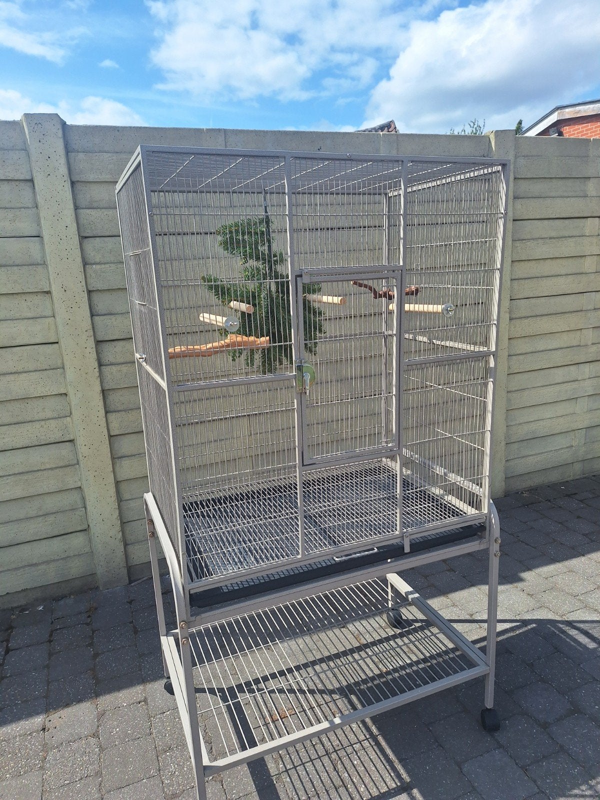Vogelkooi / Kamervolière, Dieren en Toebehoren, Ophalen, Zo goed als nieuw, Metaal, Vogelkooi