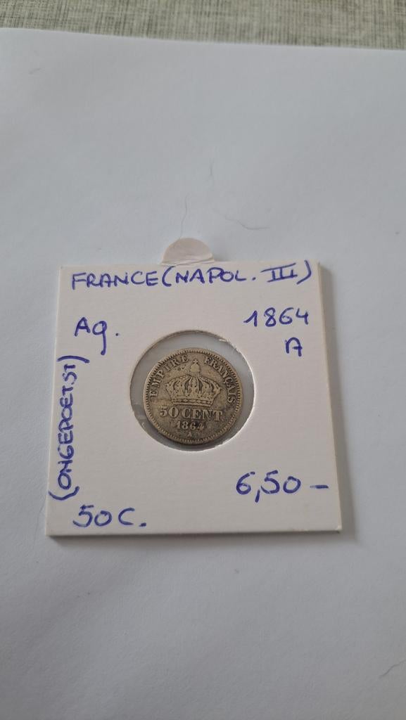 France 50 C 1864 A  AG, Ophalen of Verzenden