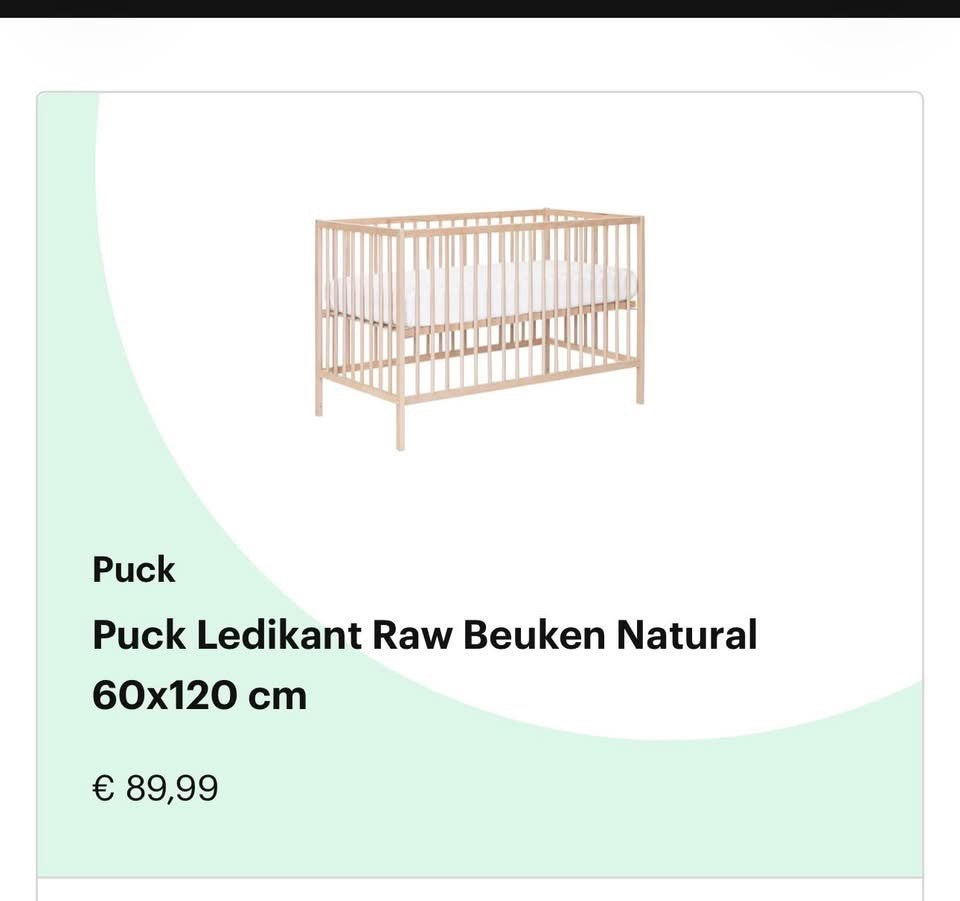 Babybedje en matrasje is niet open geweest en nooit gebruikt, Ophalen, Nieuw, Overige typen