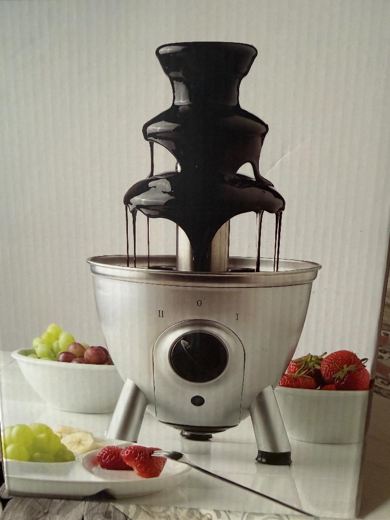 Chocoladefontein, Elektronische apparatuur, Fonduesets, Ophalen of Verzenden, Zo goed als nieuw, Elektrisch, Fondueset