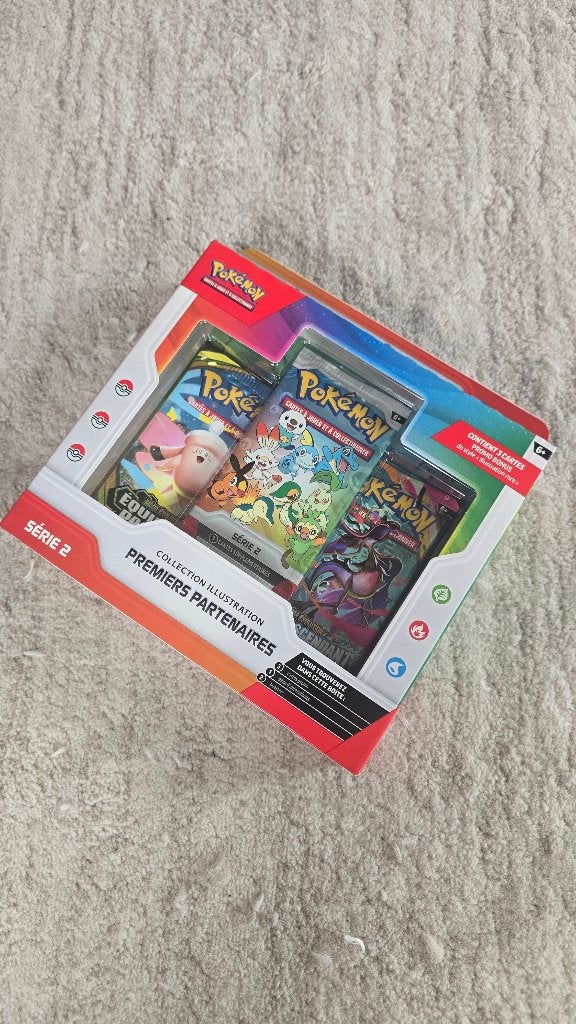 Pokémon – Case Premiers Partenaires Série 2 FR – Scellée, Enlèvement, Neuf, Booster box