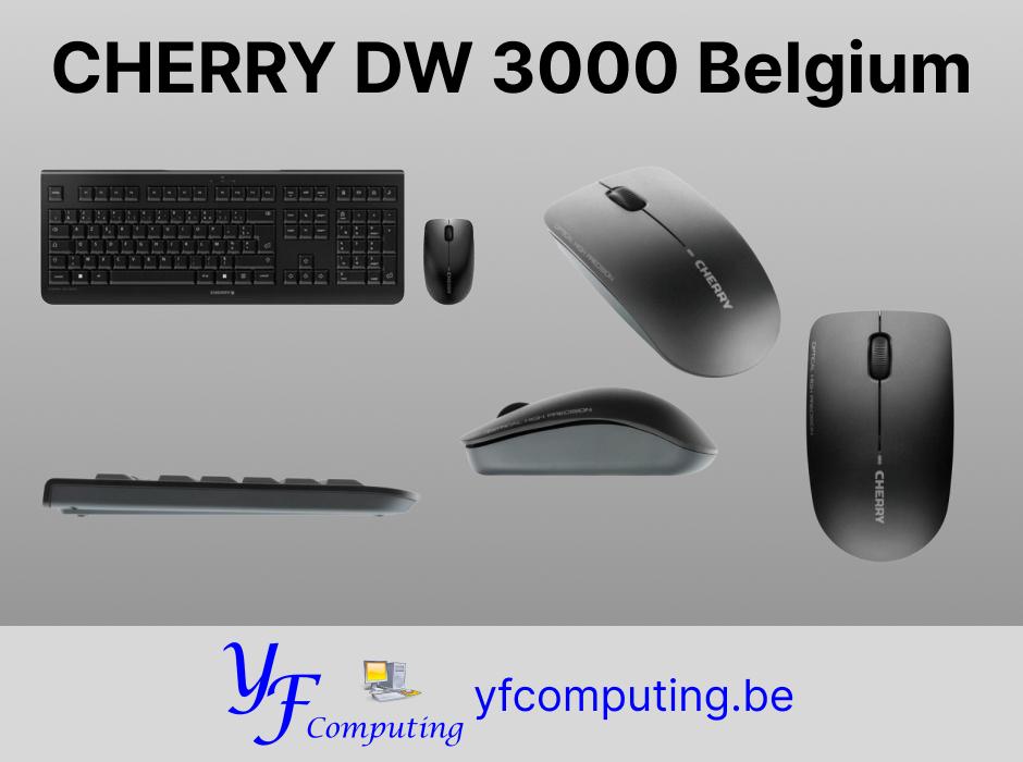 Clavier + souris sans fil CHERRY DW 3000 BE, Neuf, Cherry, Enlèvement ou Envoi, Azerty