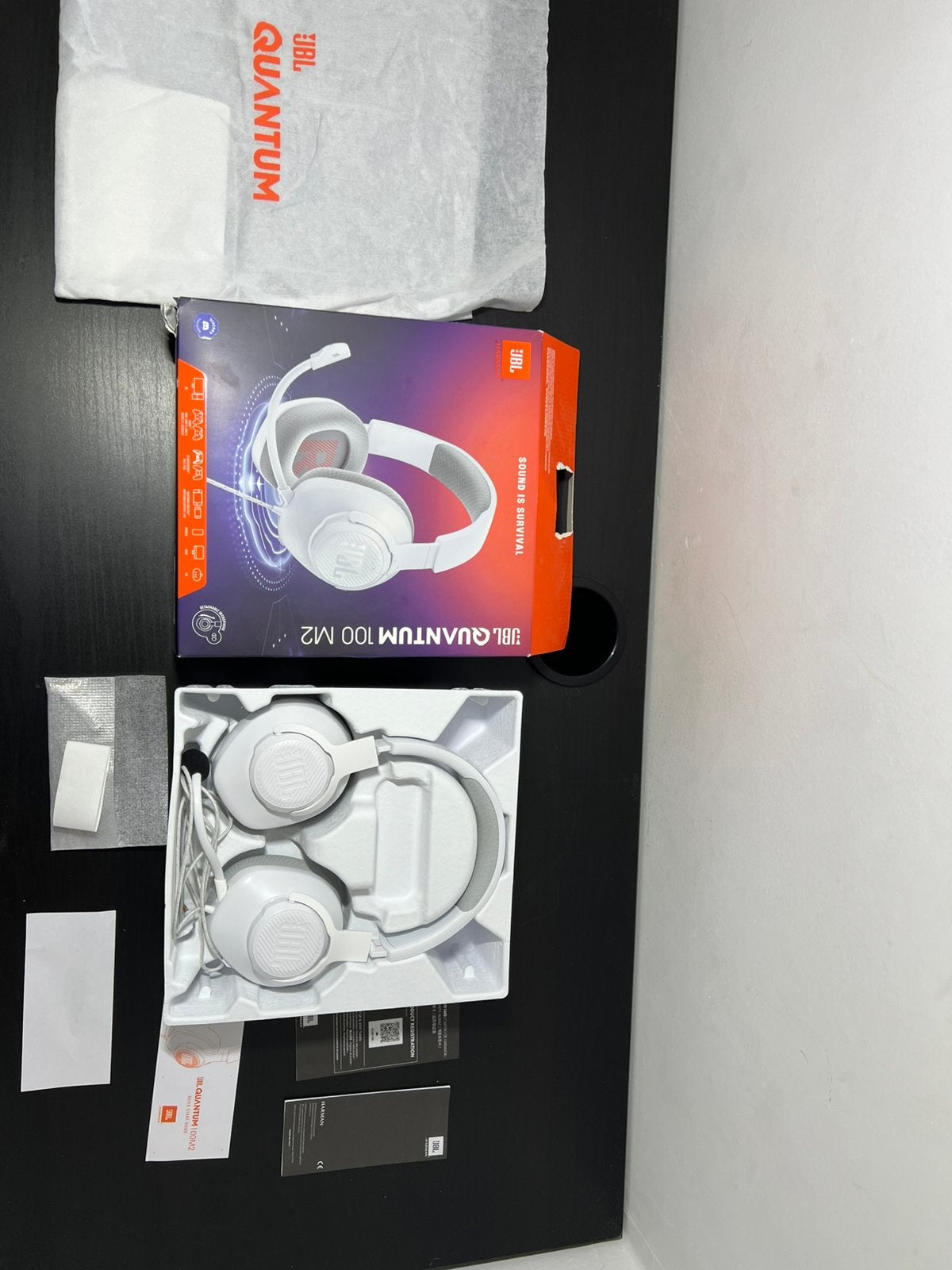JBL QUANTUM 100 M2, On-ear, Ophalen of Verzenden, Zo goed als nieuw, Gaming headset