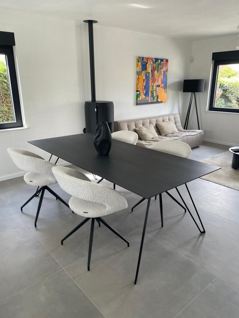 Table 200/100, Maison & Meubles, Ameublement | Revêtements de sol, Comme neuf, Crème, Enlèvement ou Envoi
