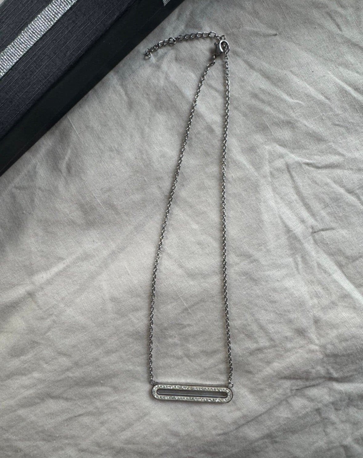 Colier, Handtassen en Accessoires, Ophalen of Verzenden, Zo goed als nieuw, Zilver, Zilver