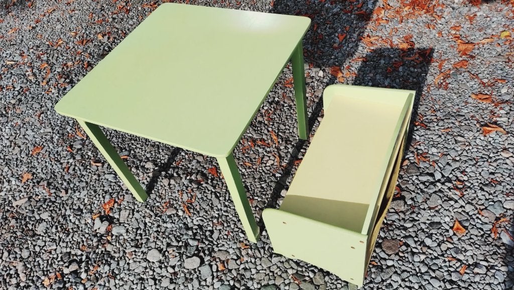 Table + banc pour enfants, Enfants & Bébés, Enlèvement, Utilisé, Table(s) et Chaise(s)