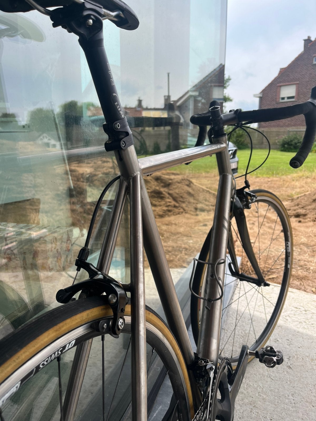 Gazelle Titanium Racefiets Ultegra DT-Swiss 105 - mt.60, Fietsen en Brommers, Titanium, 28 inch, Ophalen of Verzenden, Zo goed als nieuw