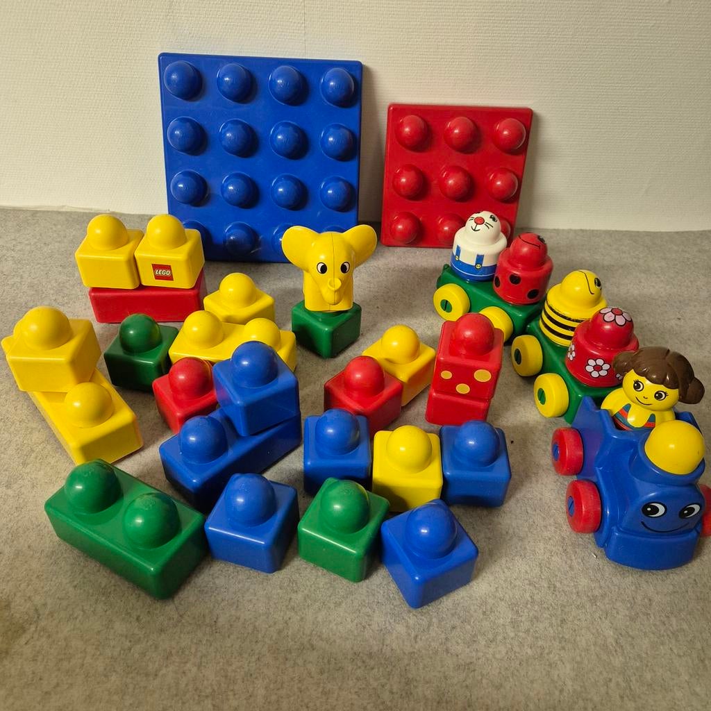 Duplo primo, losse blokken, trein en rammelaars, Enlèvement ou Envoi, Duplo