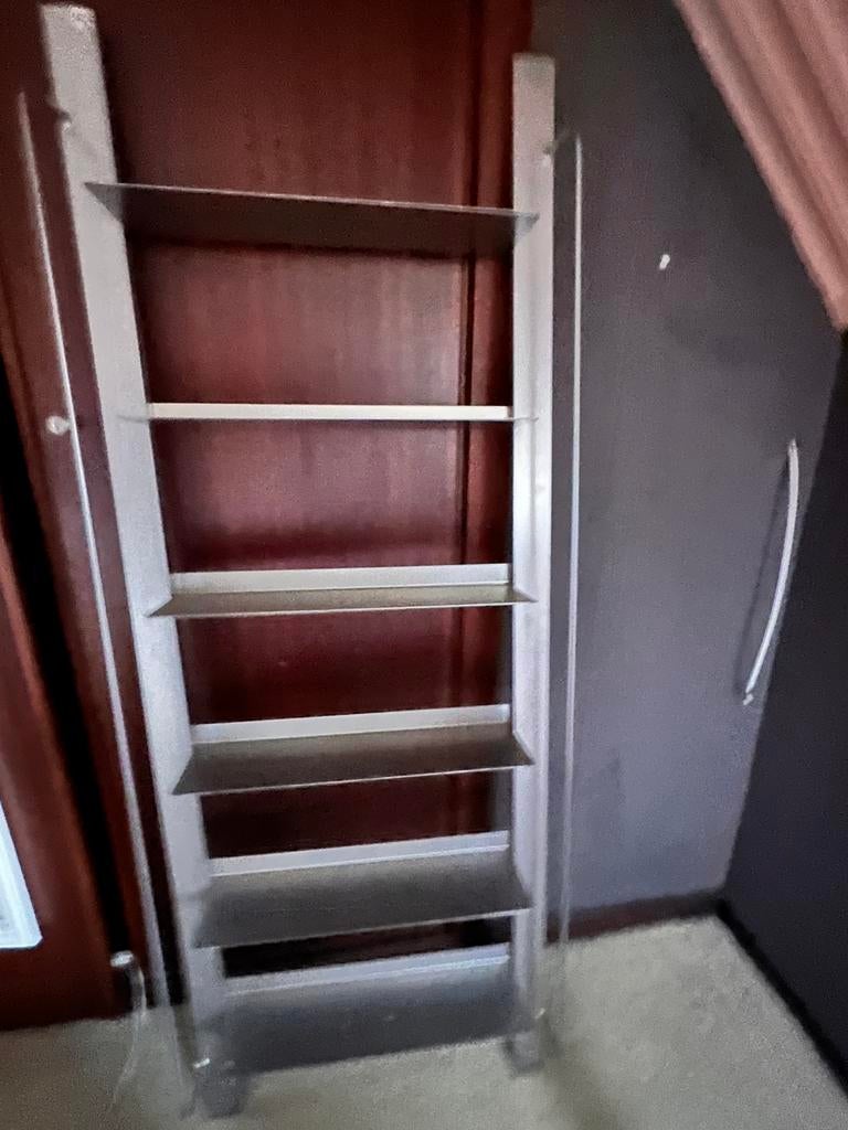 Aluminium-look Wandrek (zilvergrijs), Huis en Inrichting, Ophalen, Gebruikt