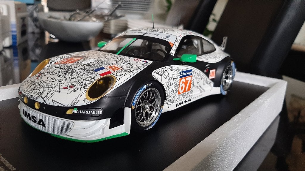 Porsche 911 GT3 RSR No.67 24h Le Mans 2014 Spark, Enlèvement ou Envoi, Neuf
