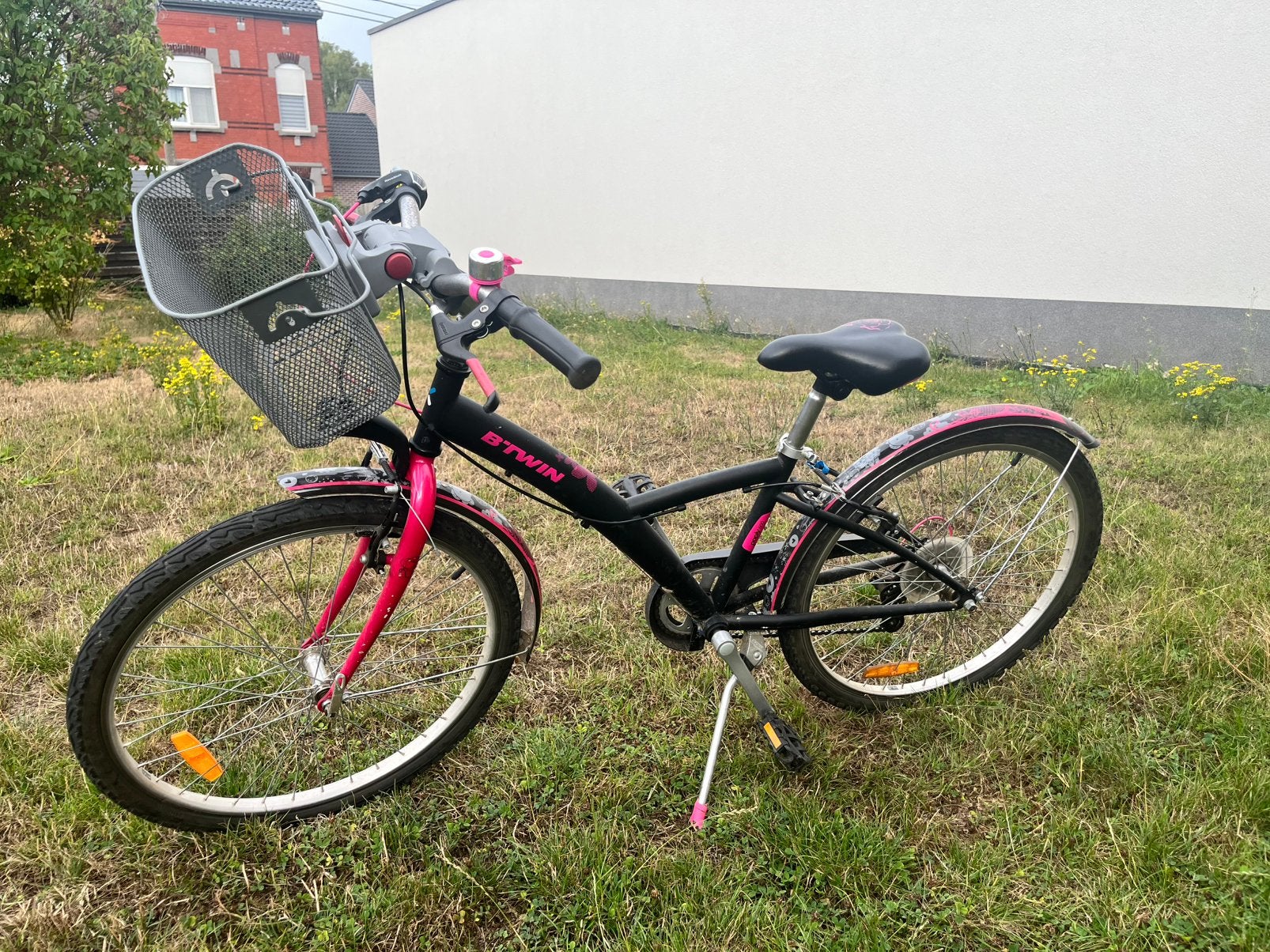 Vélo enfant B'TWIN Poply 500  (avec panier & béquille), Vitesses, Enlèvement, Utilisé, BTwin Décathlon