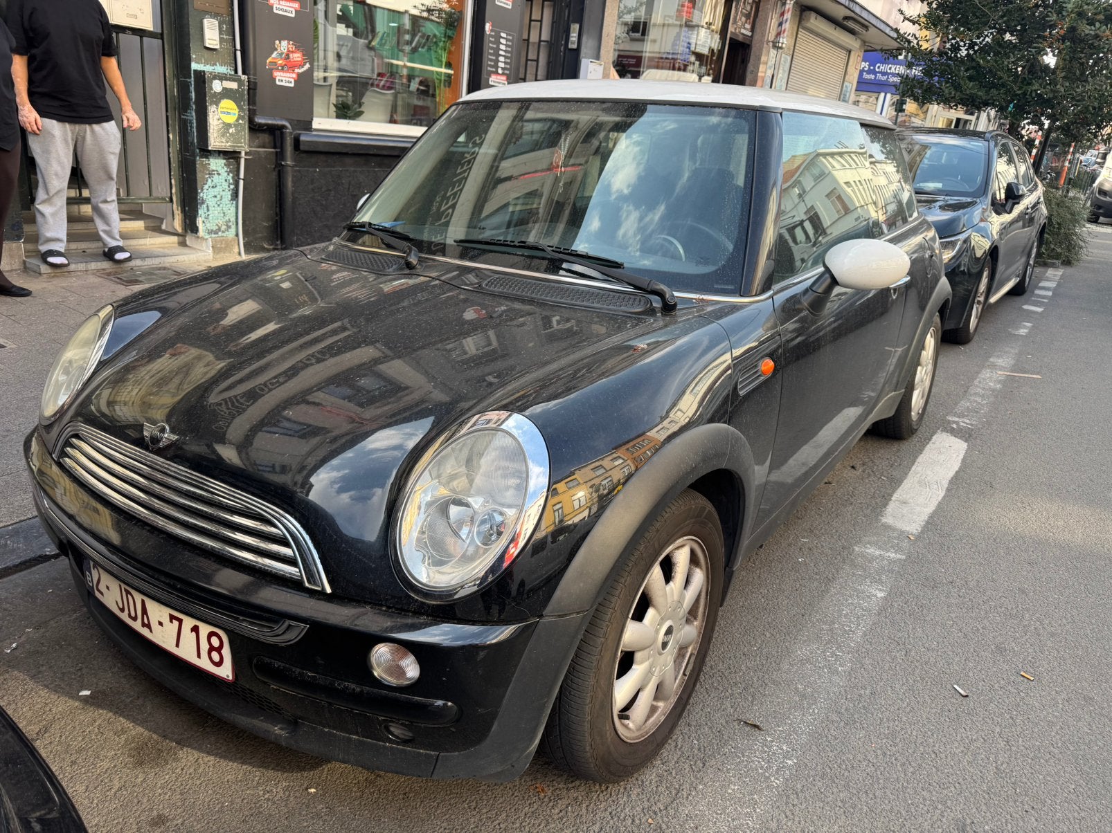 Mimi Cooper One 1.6 Benzine EURO4 177.000 km/2004, Auto's, Voorwielaandrijving, 4 zetels, Stof, Zwart