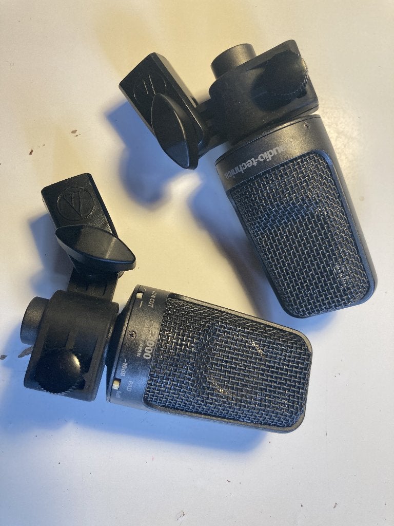 Audio Technica AE3000 - 2 stuks samen te verkopen, Ophalen, Gebruikt, Instrumentmicrofoon