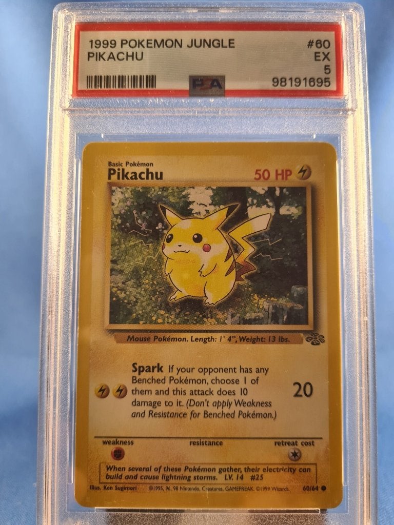 Pikachu 60/64 - Jungle (PSA 5), Verzenden, Gebruikt