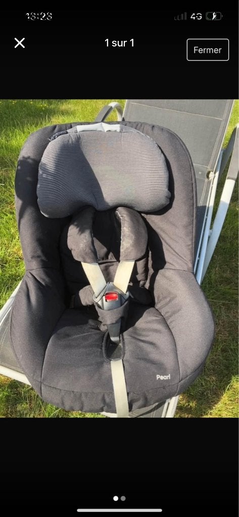 Siège auto  9-18 kg marque pearl maxi cosy, Kinderen en Baby's, Autostoeltjes, Ophalen, 9 t/m 18 kg, Zo goed als nieuw, Isofix