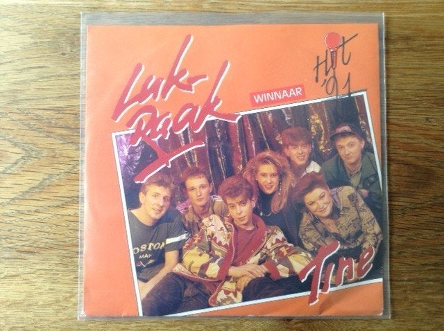 single luk raak, Cd's en Dvd's, Vinyl Singles, Beschermende buitenhoes, Fotohoes, Originele persing, Single, 1990 - 1999, Nederlandstalig