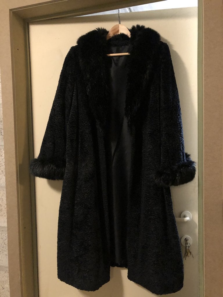 Oude Astraka jas, Kleding | Dames, Jassen | Winter, Ophalen, Gedragen, Maat 42/44 (L), Zwart