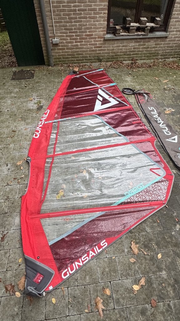 GunSails Torro 6,0 m² — 2022 — 250€, Watersport en Boten, Ophalen, Zo goed als nieuw, Gunsails, Zeil