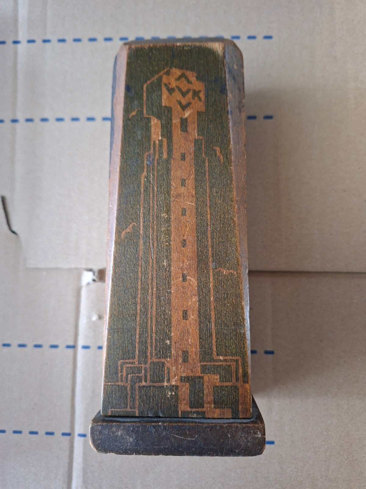 Tirelire en bois IJzertoren Diksmuide, Collections, Enlèvement ou Envoi, Bois