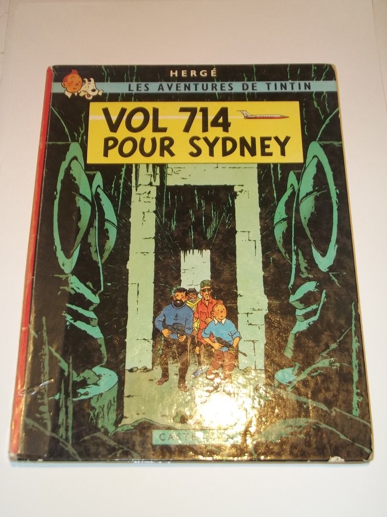 "Tintin" Vol 714 pour Sydney, Livres, Une BD, Enlèvement ou Envoi, Utilisé, Hergé.
