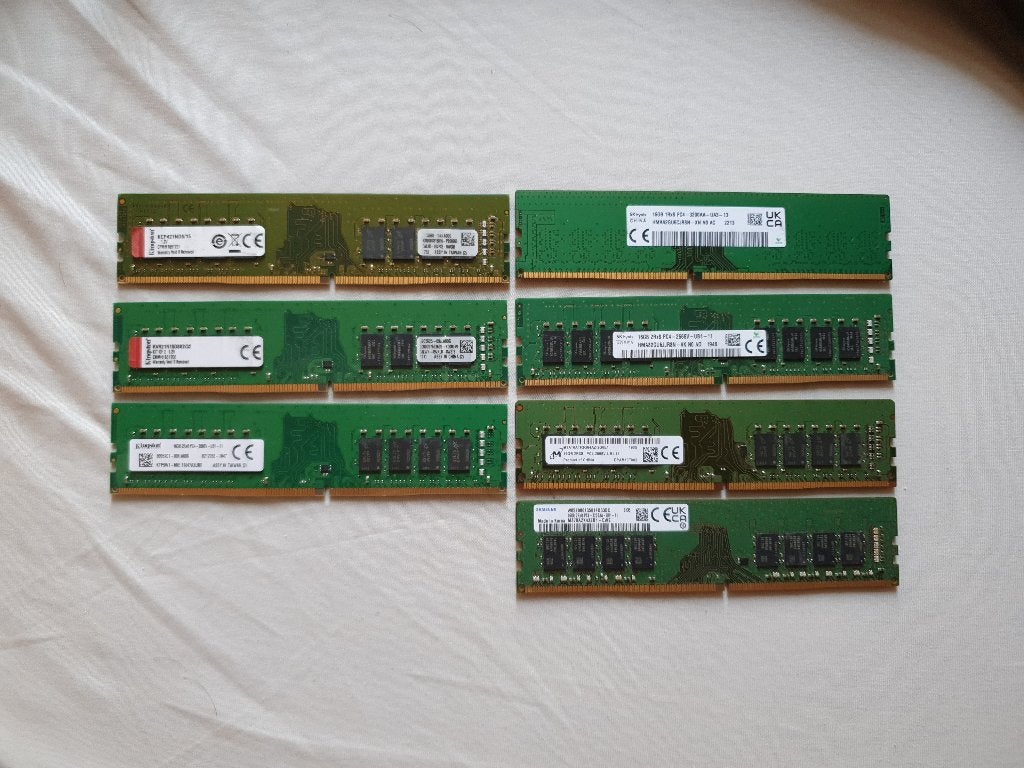 16Gb DDR4 Ram pour PC Desktop, Informatique & Logiciels, Enlèvement ou Envoi, DDR4, Utilisé, Desktop