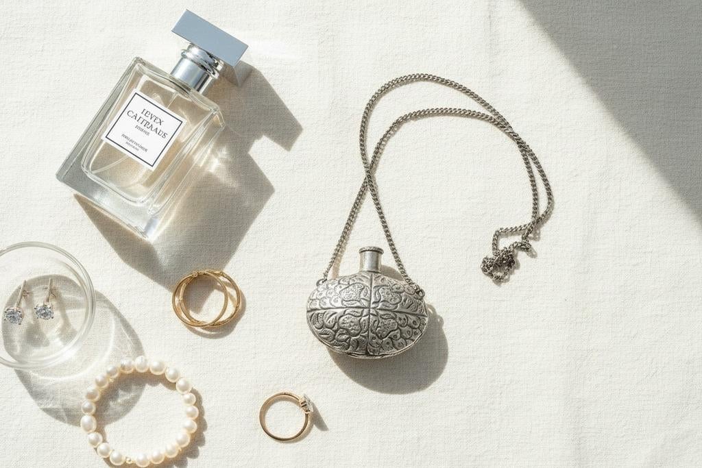 Collier à pendentif parfumé ancien — collection unique et él, Enlèvement ou Envoi, Pendentif