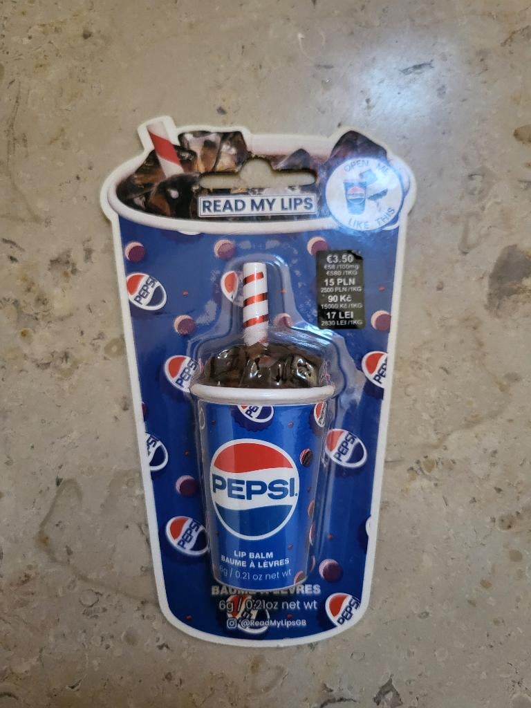 Baume à Lèvres PEPSI Collector - Éd 3D "Read My Lips" - Neuf, Enlèvement ou Envoi, Neuf, Emballage