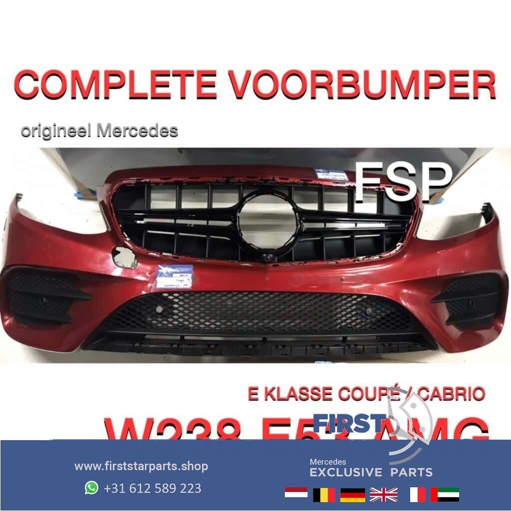 W238 C238 E43 E53 AMG VOORBUMPER Mercedes E Klasse CABRIO CO, Auto-onderdelen, Gebruikt, -, Voor, Ophalen of Verzenden
