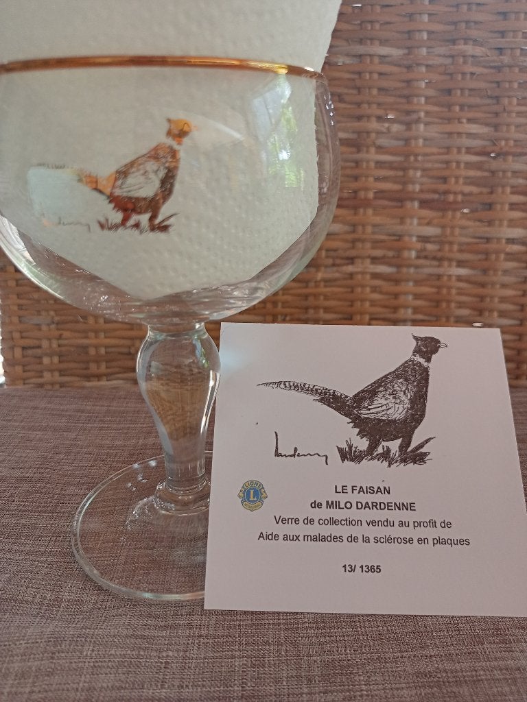 Verre de collection Rochefort Milo Dardenne, Enlèvement ou Envoi, Comme neuf, Verre à bière