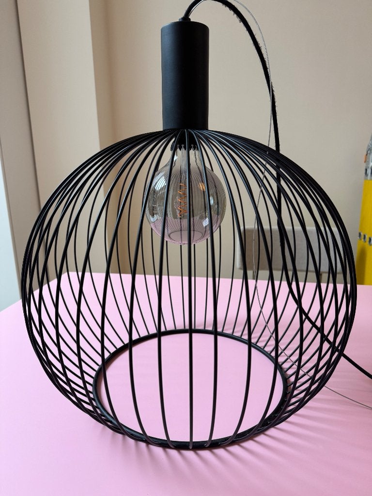 Aver 50 Hanglamp Zwart Design For The People, Ophalen, Zo goed als nieuw, Metaal, E27 (groot)