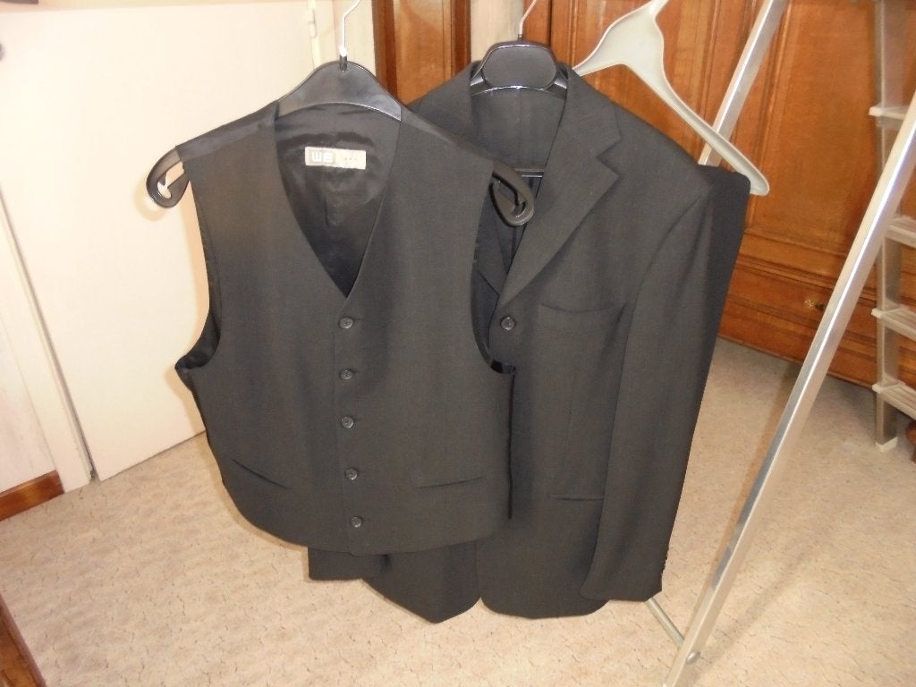 COSTUME HOMME (3pièces)Gris Anthr.T.46 - W.E. NEUF, Gris, Enlèvement, Taille 46 (S) ou plus petite, Neuf