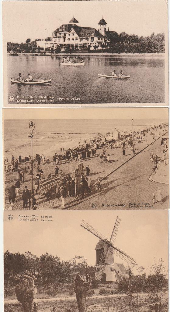 Knokke, Collections, Cartes postales | Belgique, Envoi