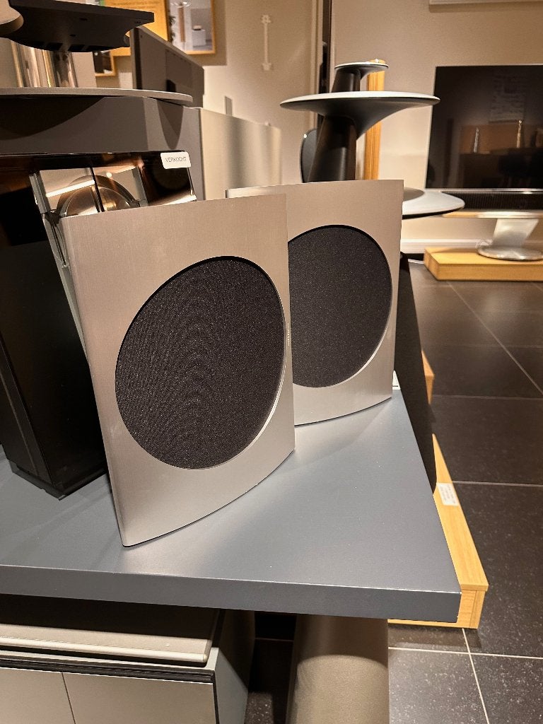 Bang & Olufsen Beolab 17 Silver WISA - B&O, Stereo speakers, Info@bang-olufsen.dk, Zo goed als nieuw, Bang & Olufsen