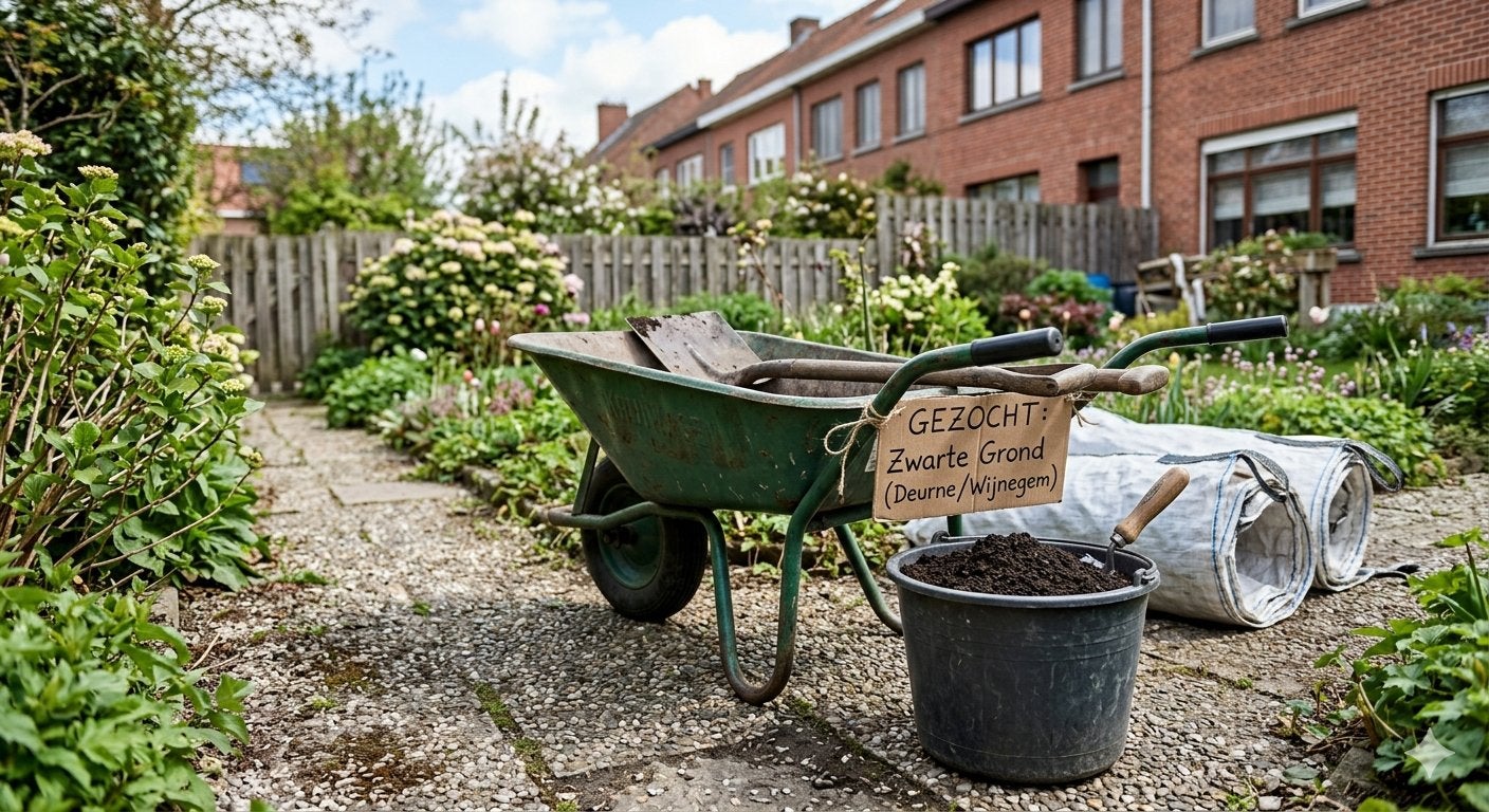 Gratis gezocht: Zwarte grond /Tuinaarde, Ophalen