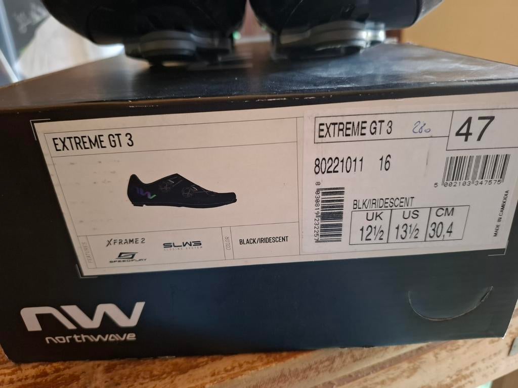 Koersschoenen zgan !! northwave extreme 3 maat 47, Enlèvement, Comme neuf, Hommes, Chaussures