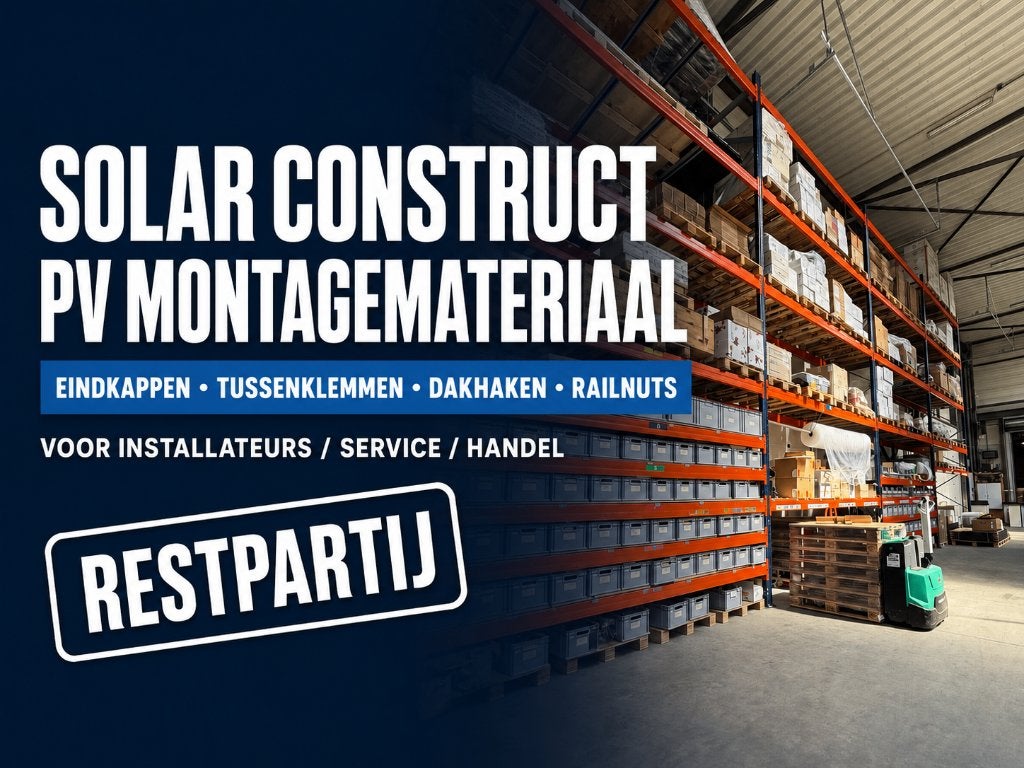Solar Construct montagemateriaal restpartij PV, Bricolage & Construction, Quincaillerie & Fixations, Enlèvement ou Envoi