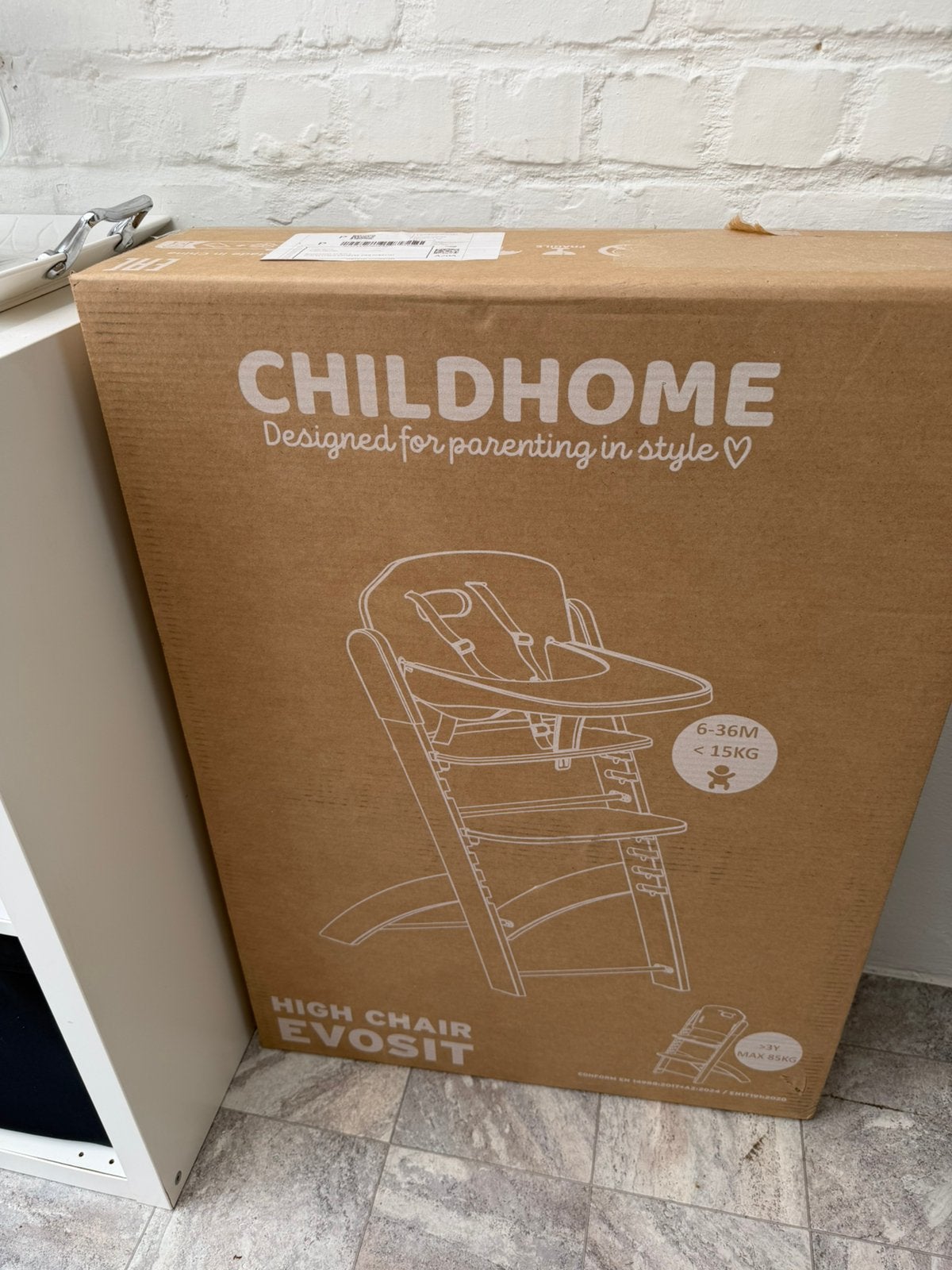 Kinder eetstoel, Ophalen, Nieuw, Meegroeistoel