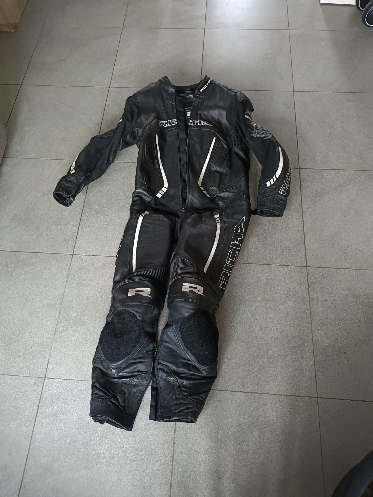 motorpak richa leer, Ophalen, Tweedehands, Heren