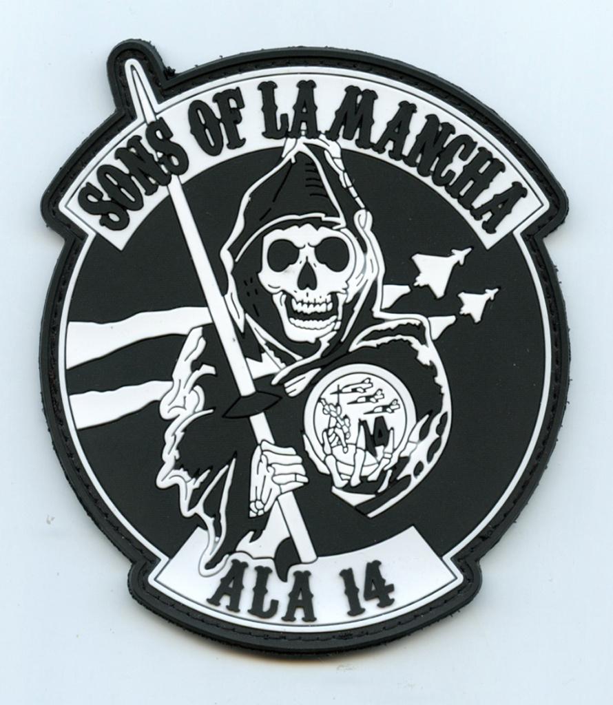 Spaanse luchtmacht patch ALA14 Sons EF2000 PVC velcro, Verzenden, Luchtmacht, Embleem of Badge