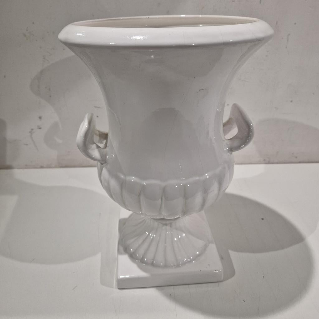 Vintage keramische of porselein Medici vaas

, 30 cm hoog, Ophalen of Verzenden
